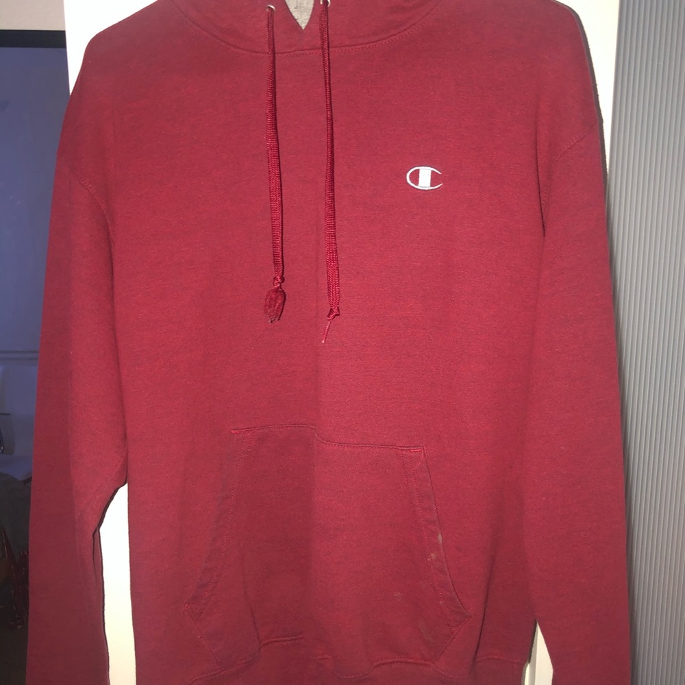 Red Champion Eco Hoodie